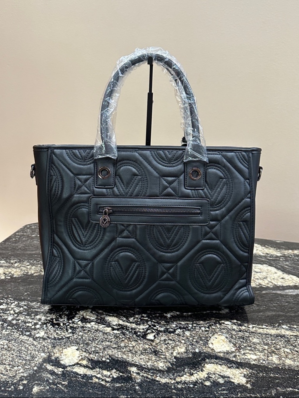 Valentino Orlandi Lg Quilted Tote - Picture 4 of 7